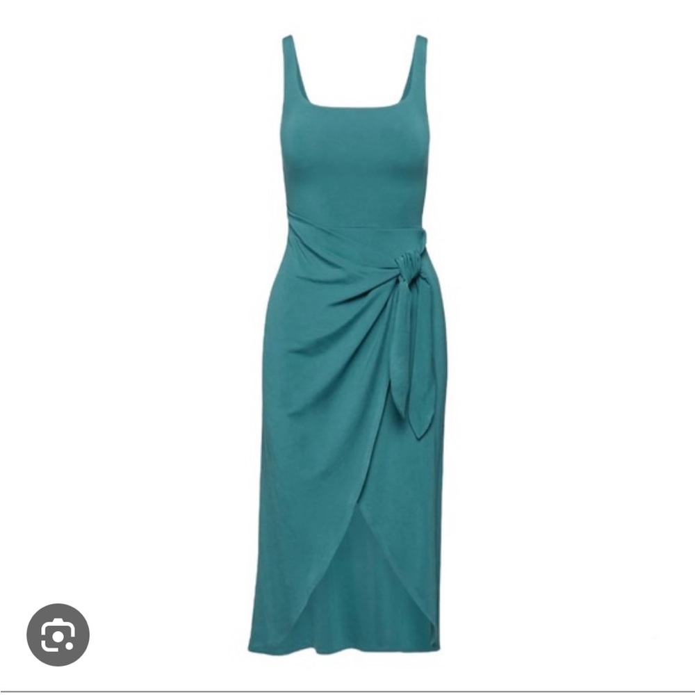 Wilfred Saturn Midi dress in teal
